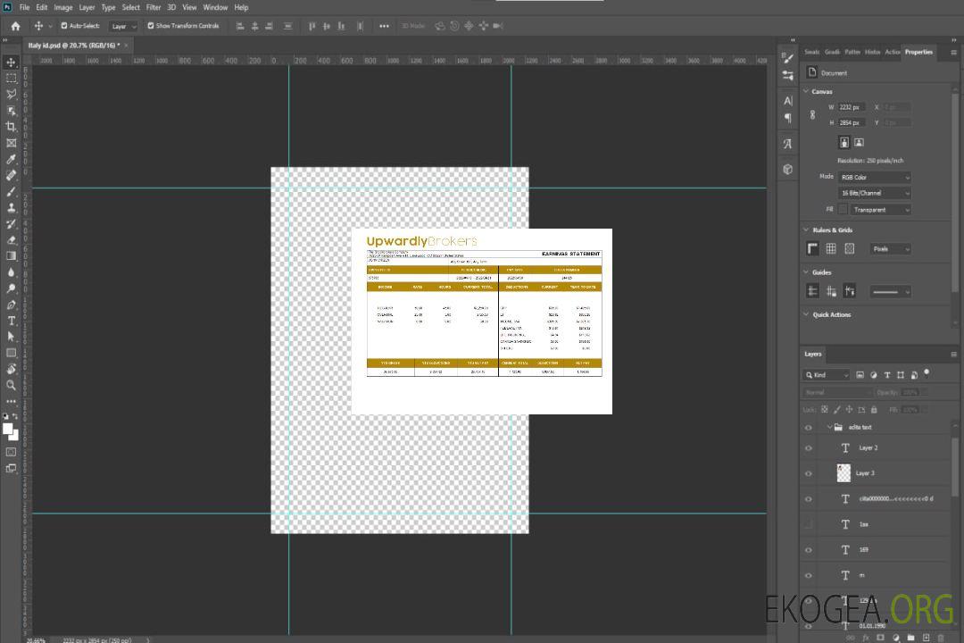 Modèle de fiche de paie d'une société de bourse aux formats Word et PDF template